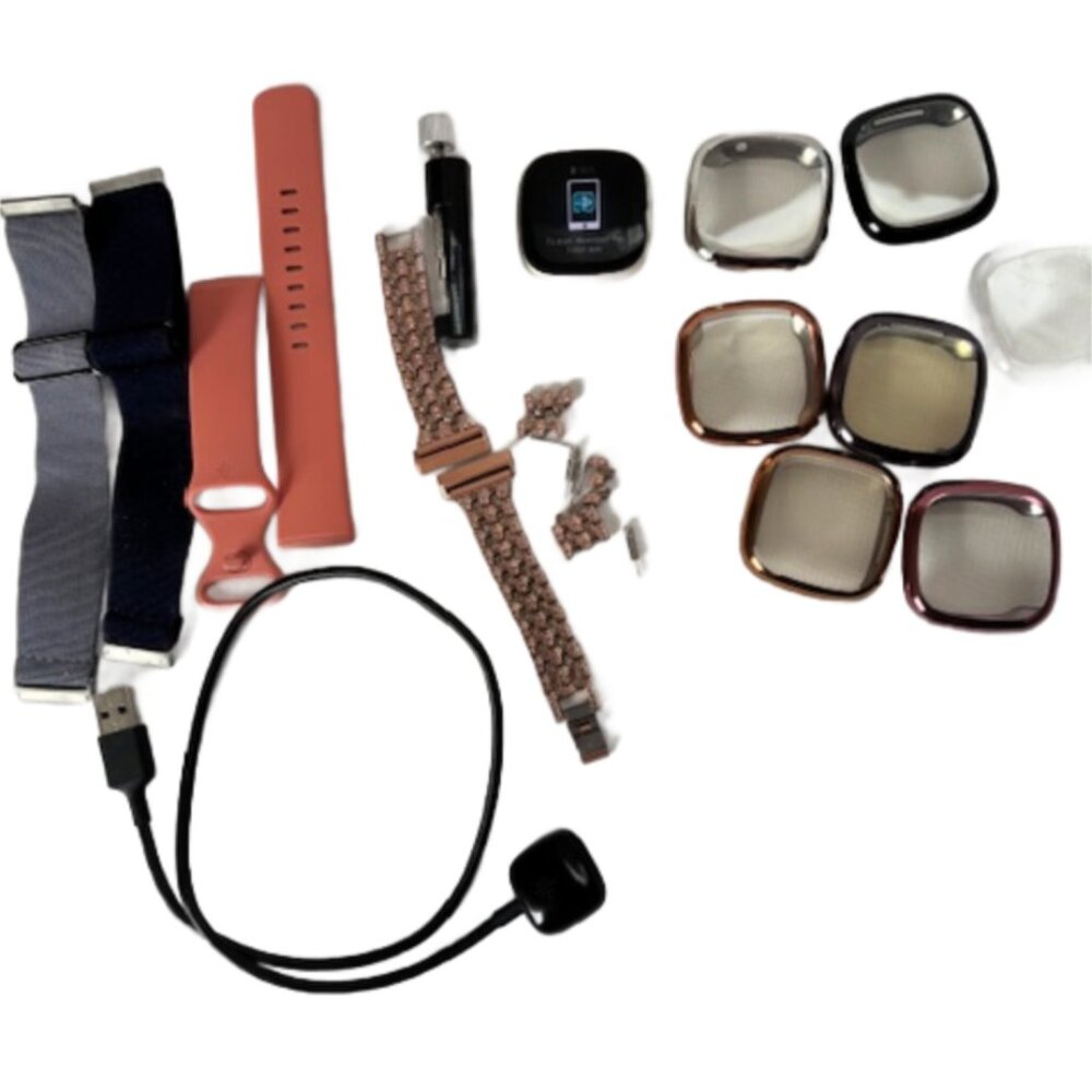Bundle Fitbit Versa 3 Smart Watch / Bands - Covers - Accessories - Charger Women